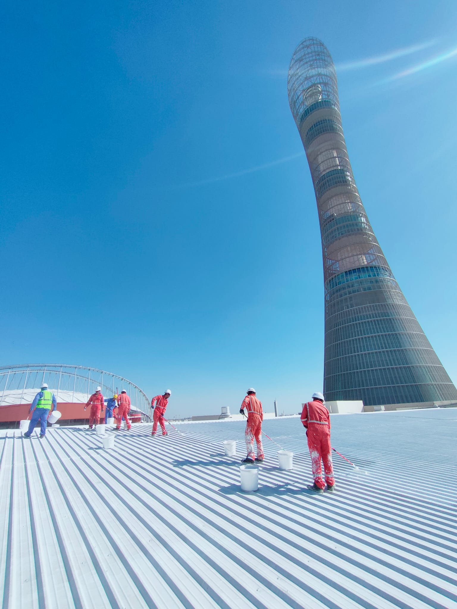 Aspire acoustic building waterproofing — Gulfar Al Misnad